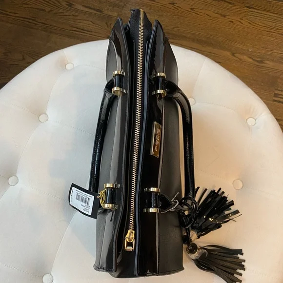 BEBE 🆕BLACK SATCHEL/CROSSBODY WITH BAG - Picture 2 of 5